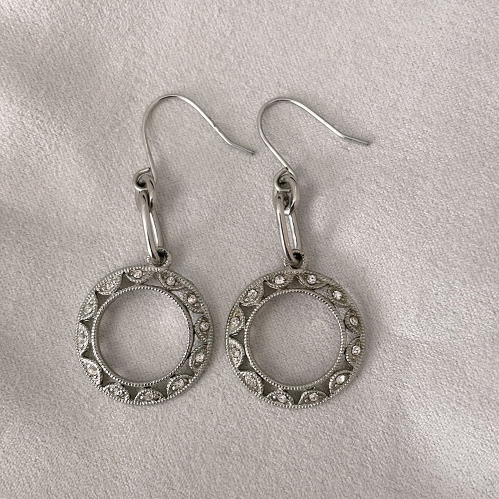 Silver earrings